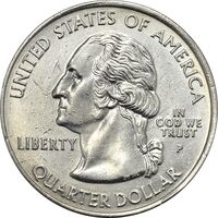 سکه کوارتر دلار 2004P ایالتی (ویسکانسین) - MS61 - آمریکا