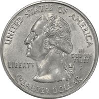 سکه کوارتر دلار 2001P ایالتی (نیویورک) - MS61 - آمریکا