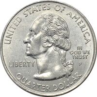 سکه کوارتر دلار 2005P ایالتی (کالیفرنیا) - MS61 - آمریکا
