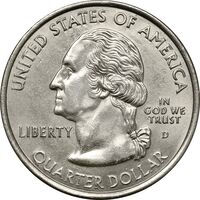 سکه کوارتر دلار 2001D ایالتی (کنتاکی) - MS62 - آمریکا