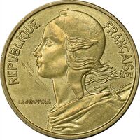 سکه 5 سانتیم 1986 (ماریان) جمهوری کنونی - AU50 - فرانسه