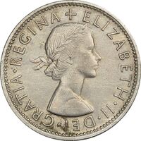 سکه 2 شیلینگ 1962 الیزابت دوم - EF45 - انگلستان