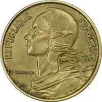 سکه 5 سانتیم 1966 (ماریان) جمهوری کنونی - MS61 - فرانسه