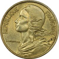 سکه 5 سانتیم 1971 (ماریان) جمهوری کنونی - AU58 - فرانسه
