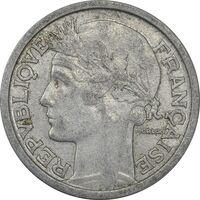سکه 2 فرانک 1945 جمهوری چهارم - EF45 - فرانسه