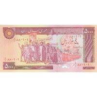 اسکناس 5000 ریال (بنی صدر - نوبری) - تک - UNC61 - جمهوری اسلامی