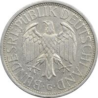 سکه 1 مارک 1972G جمهوری فدرال - EF45 - آلمان