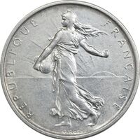 سکه 5 فرانک 1963 جمهوری کنونی - EF45 - فرانسه