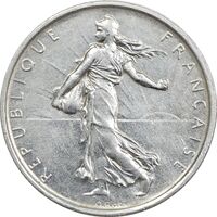 سکه 5 فرانک 1969 جمهوری کنونی - AU55 - فرانسه