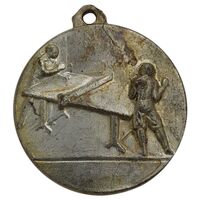مدال آویز ورزشی پینگ پنگ (نقره ای) - AU - جمهوری اسلامی