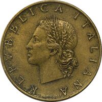 سکه 20 لیره 1959 جمهوری - EF40 - ایتالیا