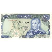 اسکناس 200 ریال (یگانه - مهران) - تک - AU58 - محمد رضا شاه