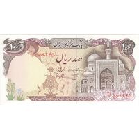 اسکناس 100 ریال (بنی صدر - نوبری) - تک - UNC64 - جمهوری اسلامی