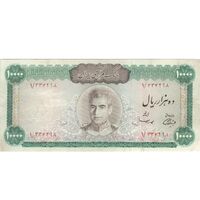 اسکناس 10000 ریال (آموزگار - سمیعی) - تک - VF20 - محمد رضا شاه