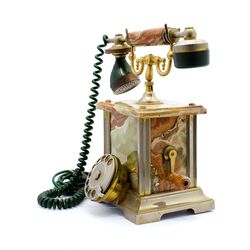 تلفن رومیزی هندلی با طرح کلاسیک