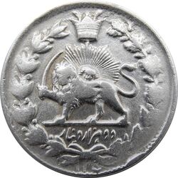 سکه 2000 دینار 1307 صاحبقران - VF35 - ناصرالدین شاه