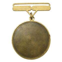 مدال آویز ورزشی برنز قهرمانی کشتی کشور (طلایی) تیپ 2 - EF - محمد رضا شاه