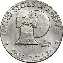 سکه یک دلار 1976D جشن دویست سالگی آمریکا - AU58 - آمریکا