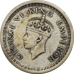 سکه 1 روپیه 1944 جرج ششم - AU50 - هند