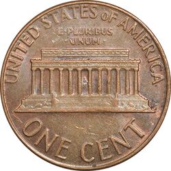 سکه 1 سنت 1974D لینکلن - AU50 - آمریکا