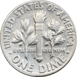 سکه 1 دایم 1960D روزولت - EF45 - آمریکا