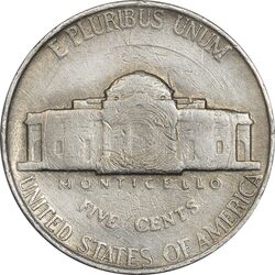سکه نیکل 5 سنت 1948 جفرسون - VF35 - آمریکا