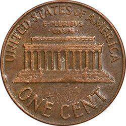 سکه 1 سنت 1963D لینکلن - EF45 - آمریکا