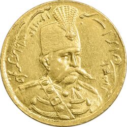 سکه طلا 1 تومان 1321 تصویری - MS61 - مظفرالدین شاه
