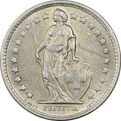 سکه 1/2 فرانک 1960 دولت فدرال - AU50 - سوئیس