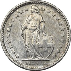 سکه 1/2 فرانک 1974 دولت فدرال - EF45 - سوئیس