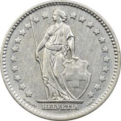 سکه 1 فرانک 1957 دولت فدرال - EF45 - سوئیس