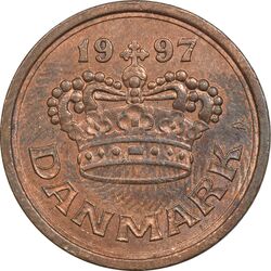 سکه 50 اوره 1997 مارگرته دوم - AU50 - دانمارک