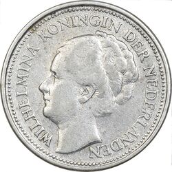 سکه 10 سنت 1936 ویلهلمینا - EF45 - هلند