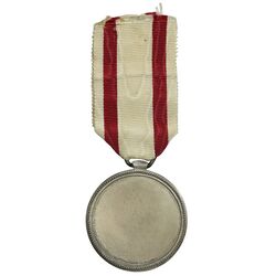 مدال پیش آهنگی (آماده باش) درجه 2 - با روبان و کاور فابریک - AU - محمد رضا شاه