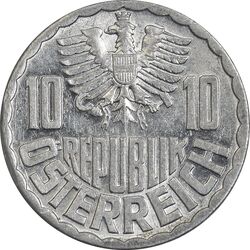 سکه 10 گروشن 1974 جمهوری دوم - MS61 - اتریش