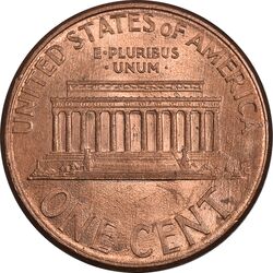 سکه 1 سنت 2000D لینکلن - MS64 - آمریکا