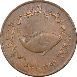 سکه 5 فلوس 1973 زاید بن سلطان آل نهیان - EF45 - امارات متحده عربی