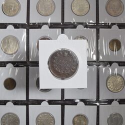 سکه 100 دینار 1300 - EF45 - ناصرالدین شاه