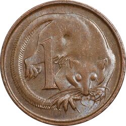 سکه 1 سنت 1982 الیزابت دوم - AU50 - استرالیا