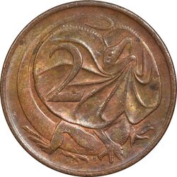 سکه 2 سنت 1971 الیزابت دوم - EF45 - استرالیا