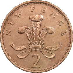 سکه 2 پنس 1979 الیزابت دوم - EF45 - انگلستان