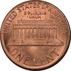 سکه 1 سنت 1989 لینکلن - MS64 - آمریکا