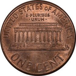 سکه 1 سنت 1989 لینکلن - MS62 - آمریکا