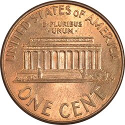 سکه 1 سنت 2001D لینکلن - MS64 - آمریکا
