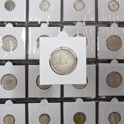 سکه 2000 دینار 1333 تصویری (چرخش 80 درجه) - MS62 - احمد شاه