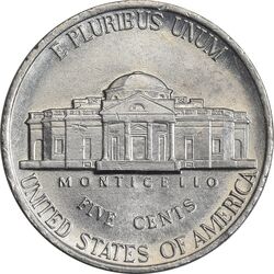 سکه 5 سنت 1995D جفرسون - MS61 - آمریکا