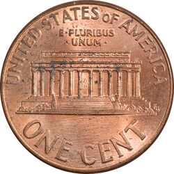 سکه 1 سنت 2002D لینکلن - MS63 - آمریکا