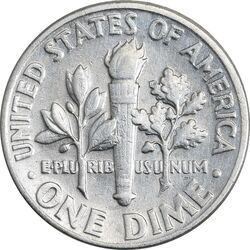 سکه 1 دایم 1946 روزولت - AU55 - آمریکا