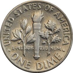 سکه 1 دایم 1966 روزولت - AU55 - آمریکا