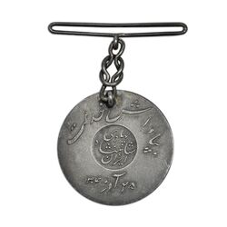 مدال نقره بپاداش خدمت - AU - رضا شاه